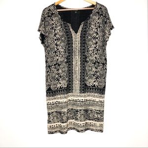 Lucky Brand Bandana Print T-Shirt Shift Dress